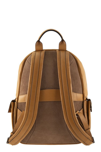Travel Backpack in Cognac