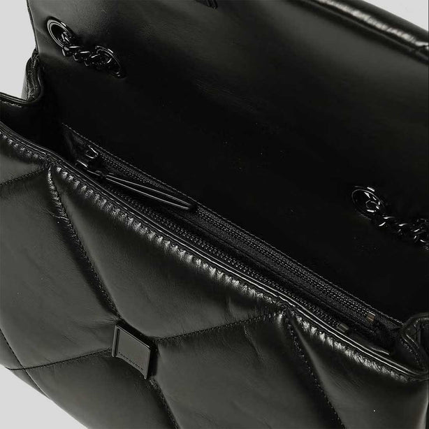 TORY BURCH Kira Diamond Quilt Convertible Shoulder Bag Black RS-174882