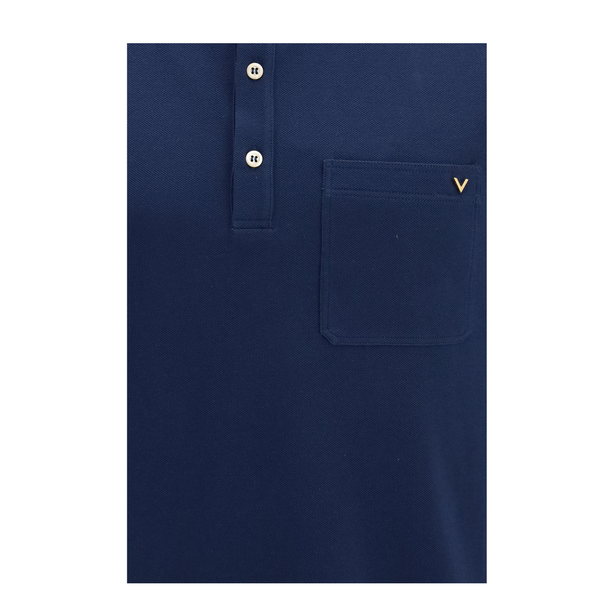 Cotton Piqu Polo With Vlogo