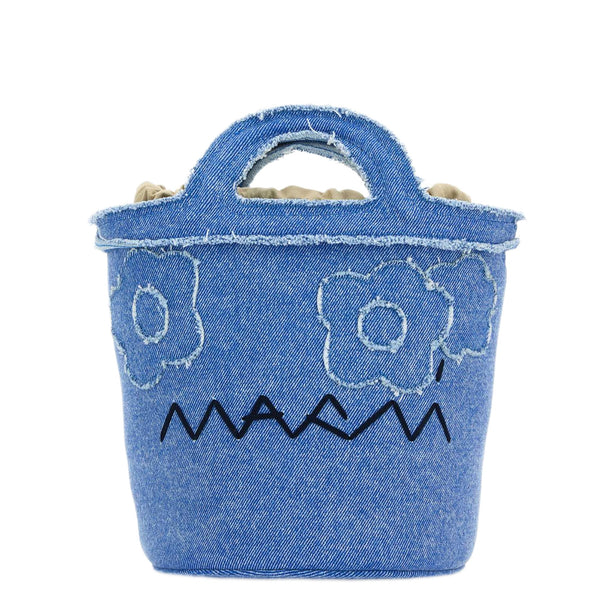 Denim Bucket Bag
