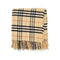 BURBERRY Check wool and cashmere cape