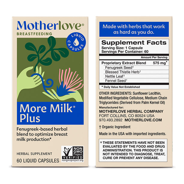 MotherLove More Milk Plus (60 Capsules)