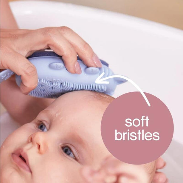 B.box Baby Bath Brush + Sponge