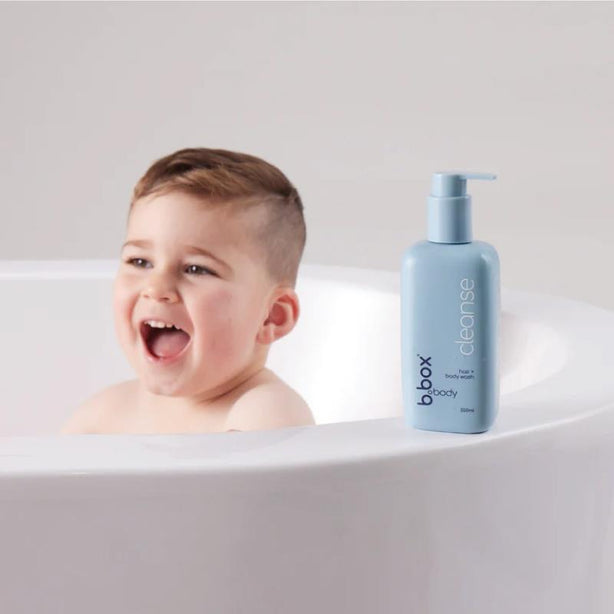 B.box Cleanse Hair + Body Wash 350ml