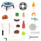 StitchesandTweed Camping Grill Toy Set