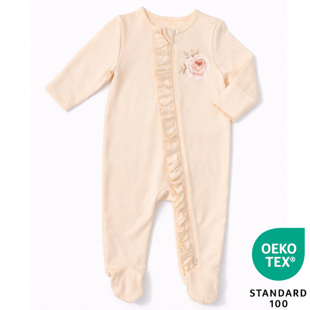 Teeny Tiny Soft and Cosy Sleepsuit – Orange
