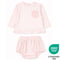 Teeny Tiny 2 Piece Set For Girl - Pink (Rabbit)