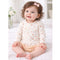 Teeny Tiny 2 Piece Set For Girl - White + Orange