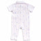 Teeny Tiny Sleepsuit  For Boy – Short Sleeve White (Car Design)