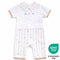 Teeny Tiny Sleepsuit For Boy - White (Car Design)