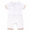 Teeny Tiny Sleepsuit For Boy - White (Car Design)