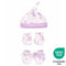 Teeny Tiny 3 Pieces Baby Essential Set - Purple (Flower Design)