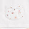 Teeny Tiny 2 Piece Set For Girl - White + Orange