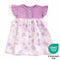 Teeny Tiny Dress For Girl - Purple (Flower Design)