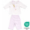 Teeny Tiny 2 Piece Set For Girl - Purple (Flower Design)
