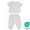 Teeny Tiny 2 Piece Set - Grey Yellow (Stripe) (Unisex)