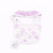 Teeny Tiny Baby Bib - Purple (Flower Design)
