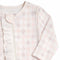 Teeny Tiny Soft and Cosy Sleepsuit – White (Squares Design)