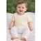 Teeny Tiny 2 Piece Set - Grey + Yellow (Stripe Cat) (Unisex)