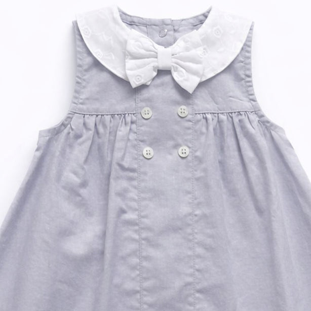 Teeny Tiny 2 Piece Set With Panty For Girl - Grey