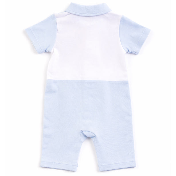 Teeny Tiny Romper - Blue (Bear)