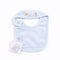 Teeny Tiny Baby Bib - Blue (Bear)