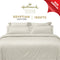 Hallmark Royal Egyptian Cotton Bed Sheet - 1500TC - Beige Lace