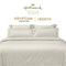 Hallmark Royal Egyptian Cotton Bed Sheet - 1500TC - Beige Lace