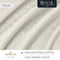 Hallmark Royal Egyptian Cotton Bed Sheet - 1500TC - Beige Lace