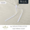 Hallmark Royal Egyptian Cotton Bed Sheet - 1500TC - Beige Lace