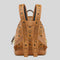 MCM Stark Side Studs Backpack in Visetos Cognac RS-MMKEAVE16CO001