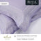 Hallmark Royal Egyptian Cotton Bed Sheet - 1500TC - Purple Lace