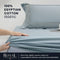 Hallmark Royal Egyptian Cotton Bed Sheet - 1500TC - Blue Lace