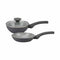 La Gourmet Shogun Marble Kuro 3 Pcs Set (20cm Wok + Frypan)