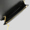 SAINT LAURENT YSL Matelasse Envelope Chain Wallet In Grain De Poudre Embossed Leather Black RS-857605BOW01