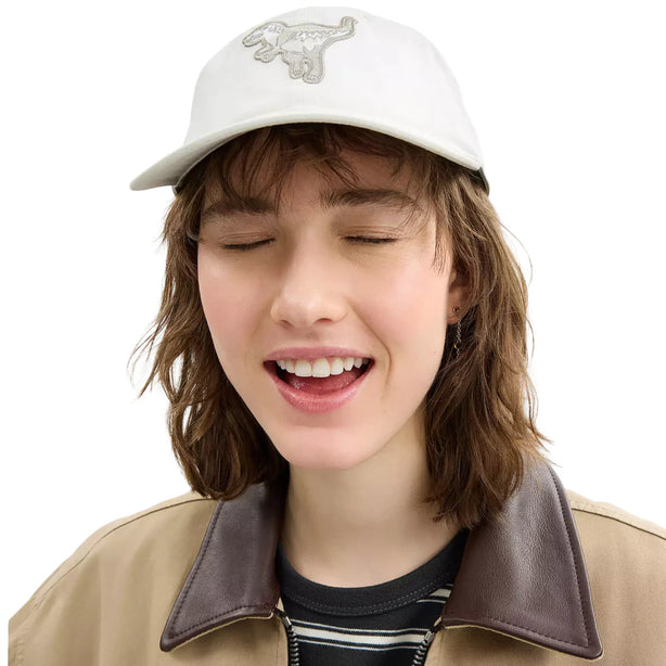 Coach Rexy Patch Baseball Hat - Off White CAT40