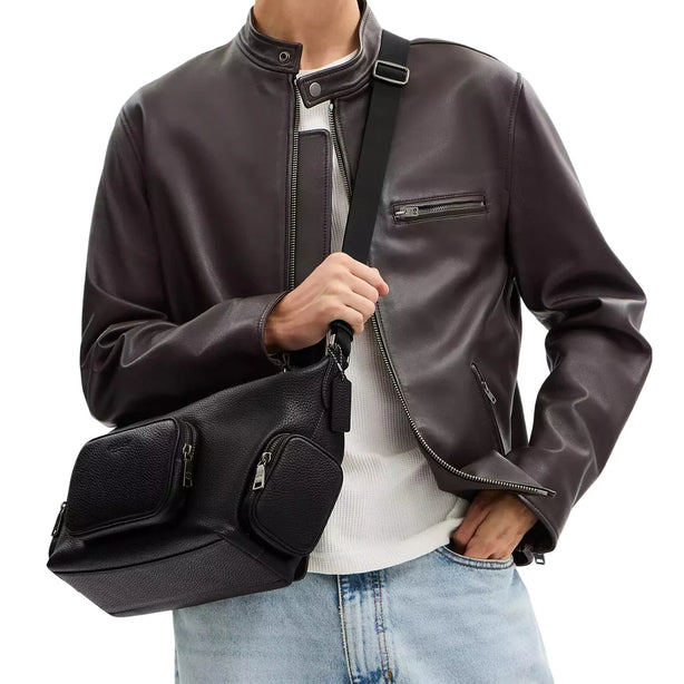 Coach Finn Crossbody Bag With Pockets - Black CCG15