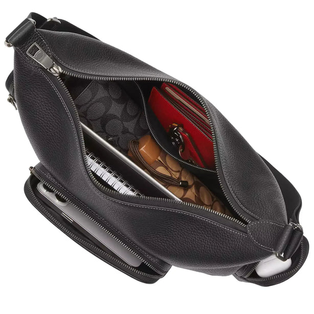 Coach Finn Crossbody Bag With Pockets - Black CCG15