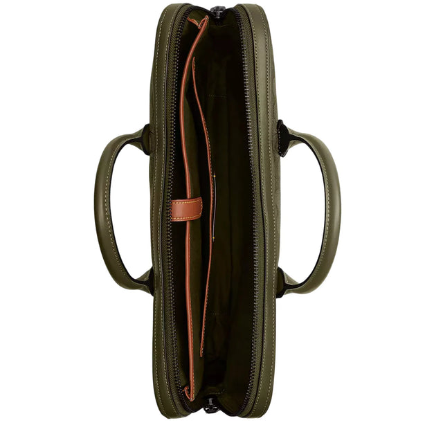 Coach Theo Work Bag In Signature Jacquard - Olive Drab CAK97