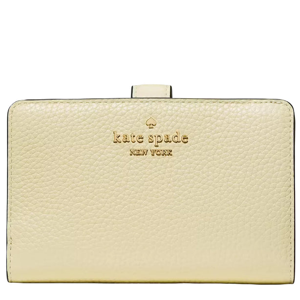 Kate Spade Medium Bifold Wallet - Lemon Fondant KN750