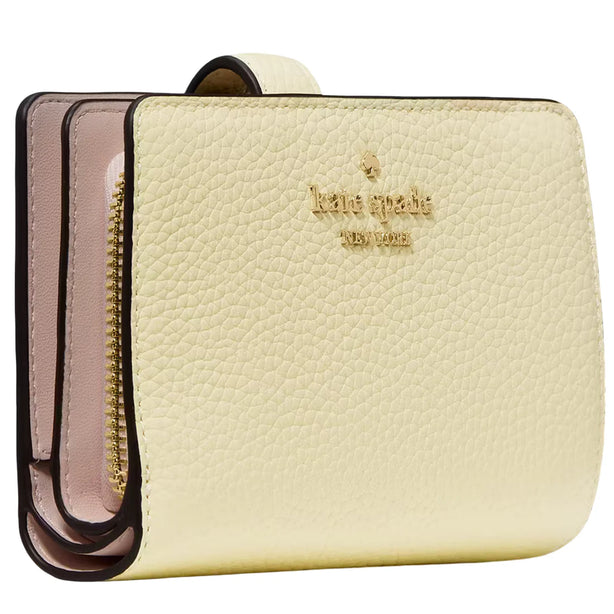 Kate Spade Medium Bifold Wallet - Lemon Fondant KN750