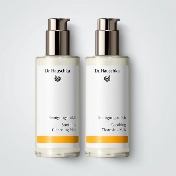 Dr Hauschka Soothing Cleansing Milk 145ml Twin Set