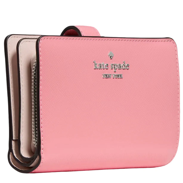 Kate Spade Medium Bifold Wallet - Grapefruit Soda KN752