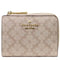 Kate Spade Spade Flower Small L-Zip Wallet - Dark Beige Multi KN768