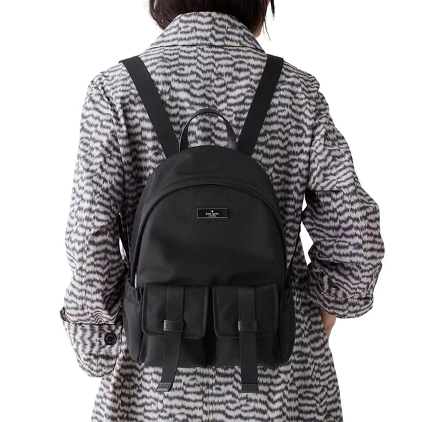 Kate Spade Carter KSNYL Cargo Backpack Bag - Black KN671
