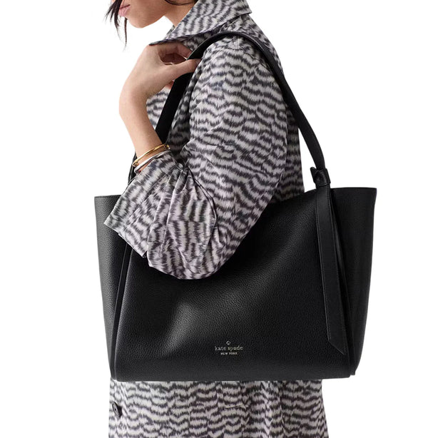 Kate Spade Knott Tote Bag - Black KN658