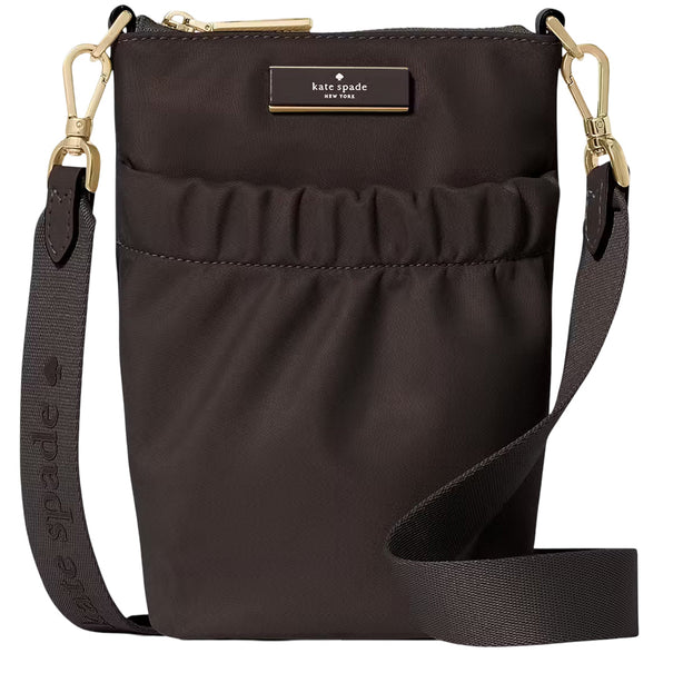 Kate Spade Carter Nylon Phone Crossbody Bag - Hot Fudge KL876