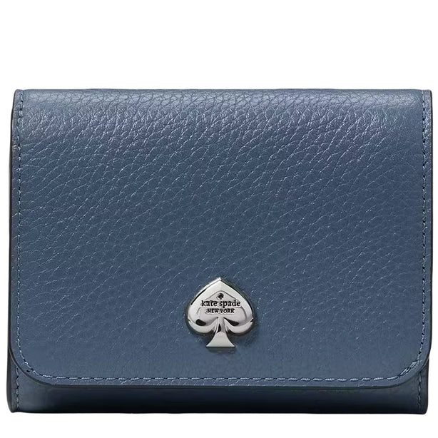 Kate Spade Kayla Small L-Zip Wallet - Twilight Blue KK056