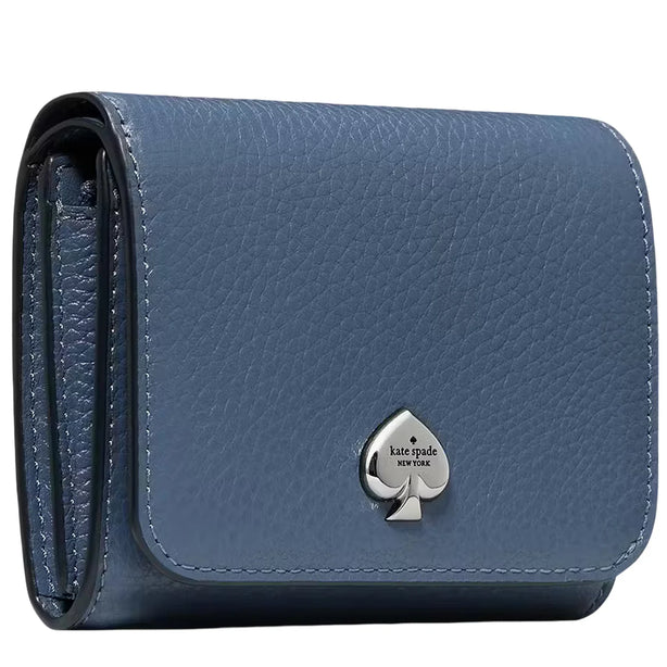 Kate Spade Kayla Small L-Zip Wallet - Twilight Blue KK056