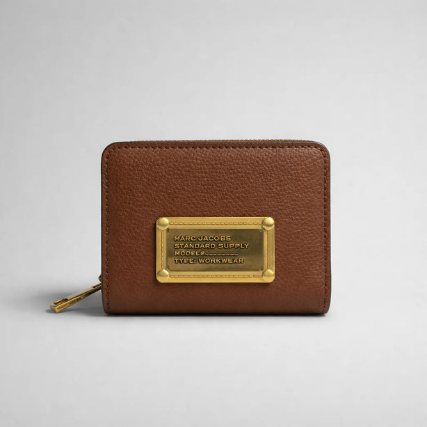MARC JACOBS Plaza Mini Compact Wallet Cognac RS-4R5SMP088S01